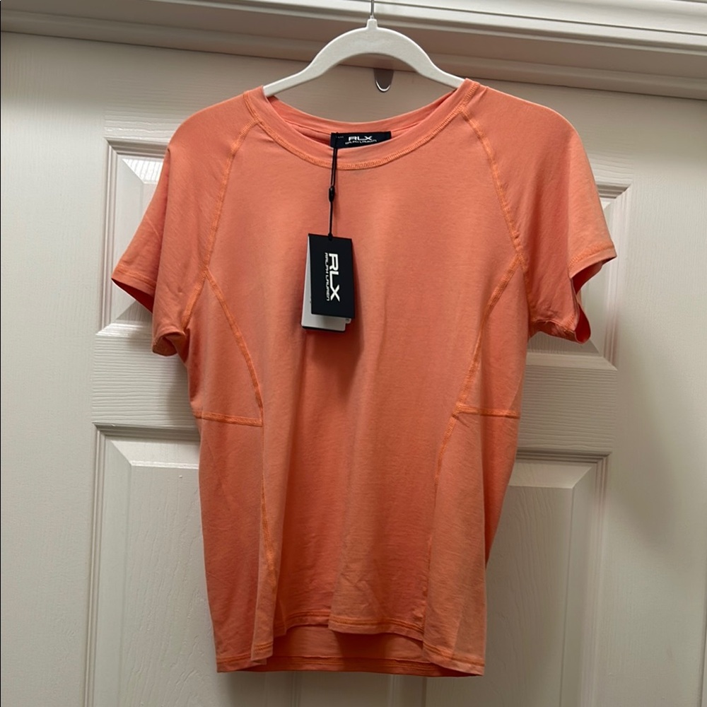 RLX Orange Athletic T-Shirt golf